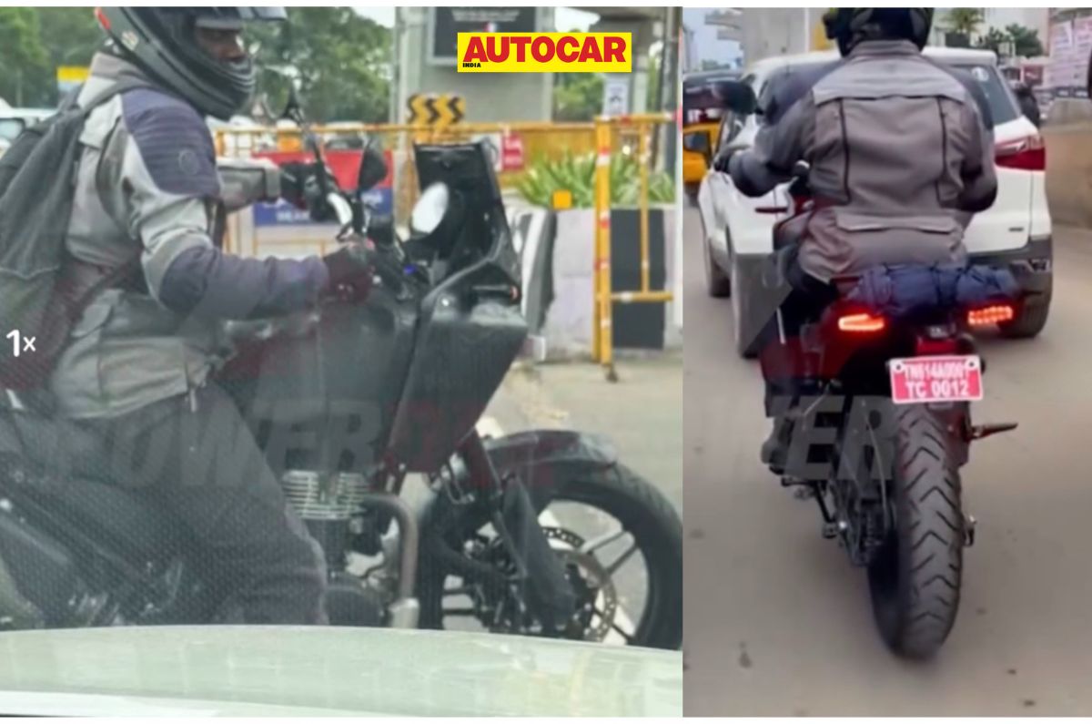 Royal Enfield Himalayan 750 spotted with alloy wheels